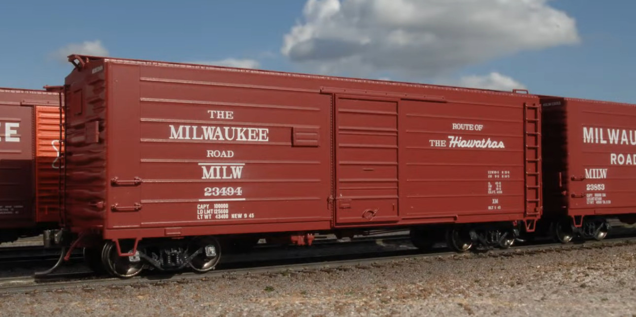 40' Milwaukee Road Rib Side Boxcar